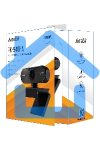 Веб-камера A4Tech PK-940HA черный 2Mpix (1920x1080) USB2.0 с микрофоном