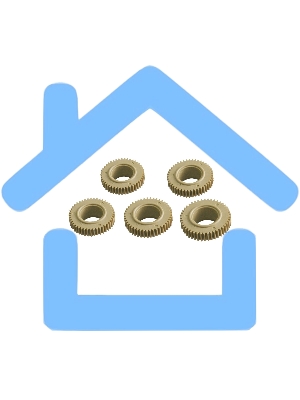 Шестерня CET3655 (JC66-01254A) для Samsung ML-2510 тефлонового вала