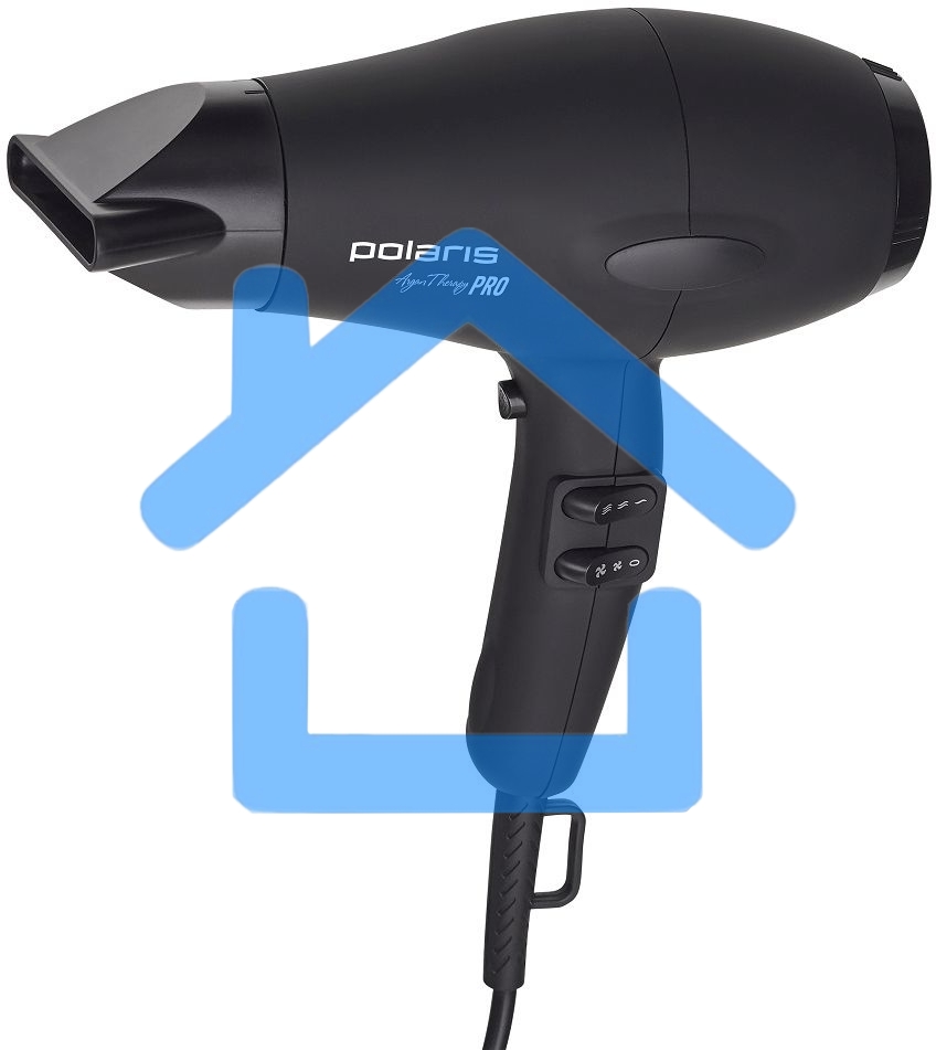 Фен Polaris PHD2099ACi Argan Therapy PRO черный 2000Вт