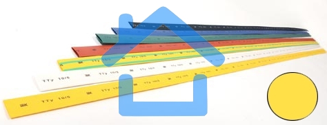 Трубка термоусадочная ТТУ 10/5 жел. 1м ИЭК UDRS-D10-1-K05
