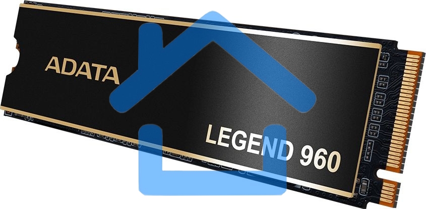 Накопитель SSD ADATA LEGEND 960, 1Tb, PCIe 4.0 x4, M.2 2280, NVMe, R/W 7400/6000, с радиатором