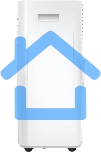 Мобильный кондиционер Royal Clima RM-TS17CH-E 5800 BTU, 17 м², 52 дБ, охлаждение, осушение, белый