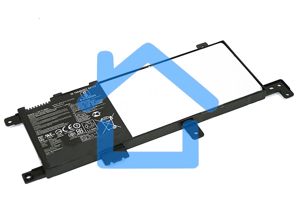 Аккумуляторная батарея для ноутбука Asus X542U (C21N1634) 7.6V 5000mAh