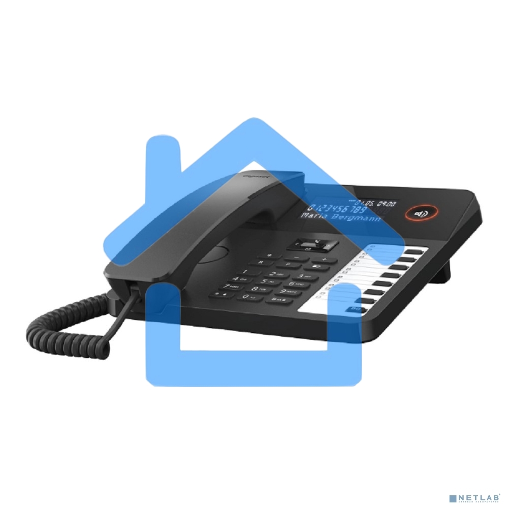 Телефон проводной Gigaset DESK600 черный