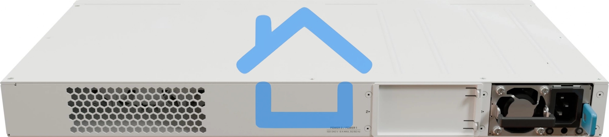Коммутатор MikroTik CRS320-8P-8B-4S+RM Cloud Router Switch with dual-core 800 MHz CPU, 256 MB RAM, 98DX226S switch chip, 17 x Gigabit Eth ports (8 x 802.3af/at, 8 x 802.3bt PoE-out), 4 x 10G SFP+ ports, RouterOS L5, 1U rackmount enclosure, 600W PSU