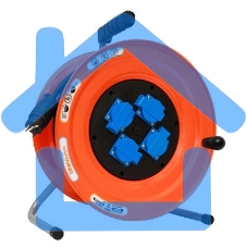 Удлинитель силовой на катушке 4х30м с заземл. 16А IP44 У16-046 термо КГ 3х2.5 розетки с защ. крышкой UNIVersal 9633327 Удлинитель силовой на катушке 4х30м с заземл. 16А IP44 У16-046 термо КГ 3х2.5 розетки с защ. крышкой UNIVersal 9633327