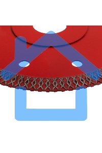 Диск алмазный отрезной ультратонкий 125x22.2 мм Kranz 