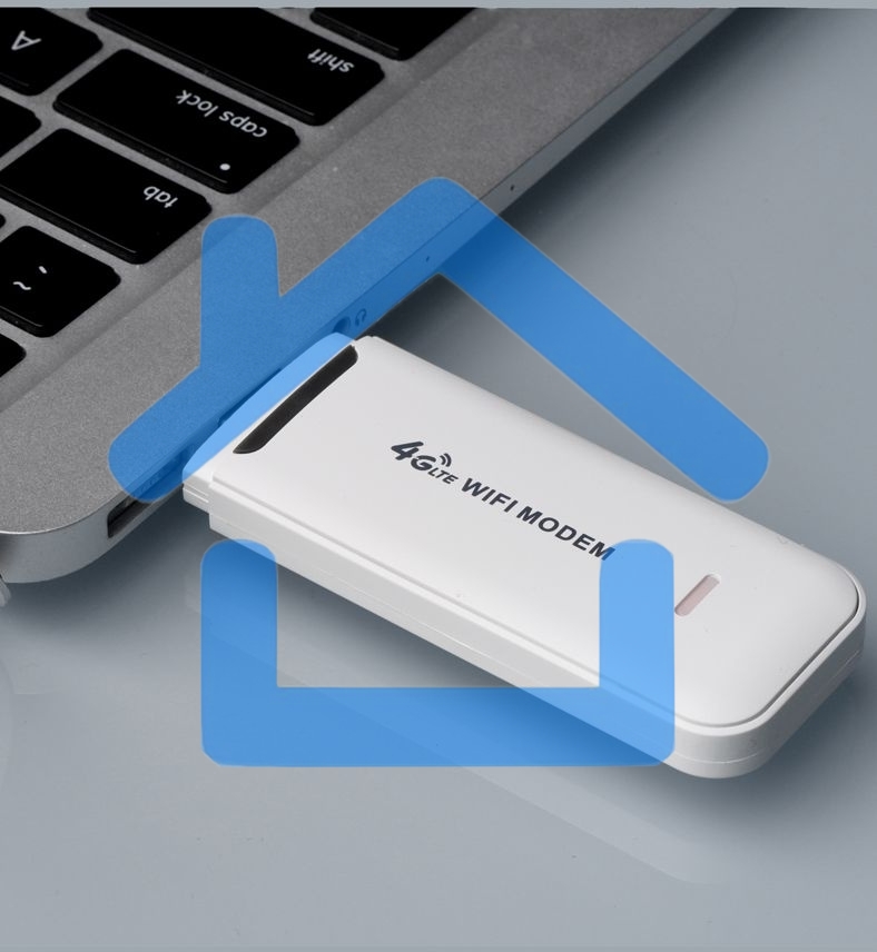 Модем 3G/4G Anydata W150 USB Wi-Fi Firewall +Router внешний белый