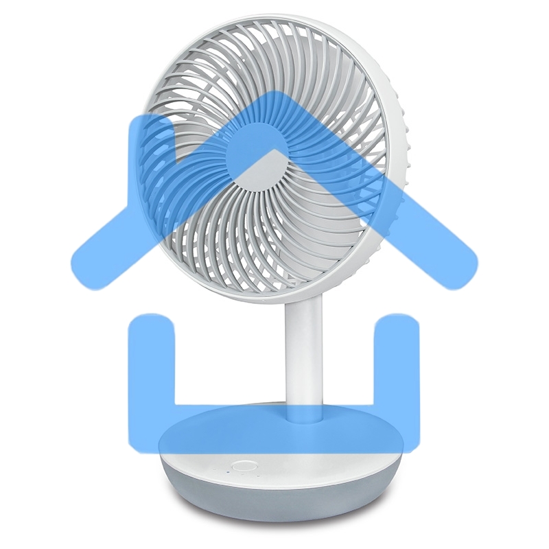 Вентилятор настольный DUX 60-0214 USB, белый, 6 Вт