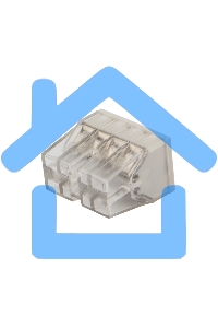 Экспресс-клемма с пастой Rexant СМК 2273-248, 8-проводная 0.5-2.5 мм², прозрачная (50 шт./уп.)