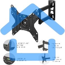 Кронштейн для телевизора Arm Media LCD-205 черный 14