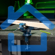 Тиски слесарные, настольные, поворотные, ширина рабочих губок 50 мм, наковальня Сибртех