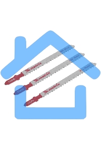 Полотна для электролобзика Matrix по металлу, 3 шт. T127D, 75 х 3мм, HSS