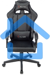 Кресло игровое Бюрократ Zombie GAME TETRA черный/карбон эко.кожа крестов. пластик