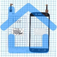 Сенсорное стекло (тачскрин) для Micromax A210 Canvas 4 белое