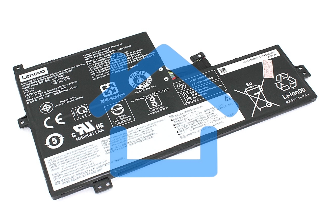 Аккумуляторная батарея для ноутбука Lenovo ideapad 3 Chrome-14 11.25V 42Wh Orig