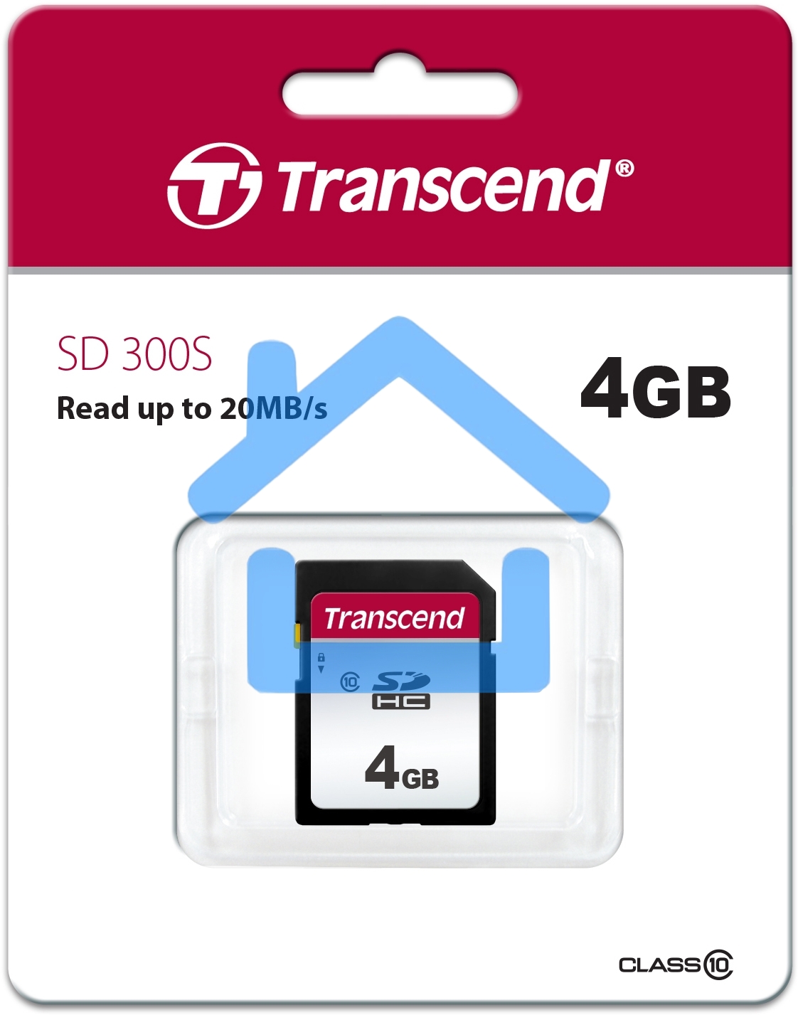 Карта памяти Transcend 4Gb SDHC Class 10 UHS-I U1 R95, W45MB/s