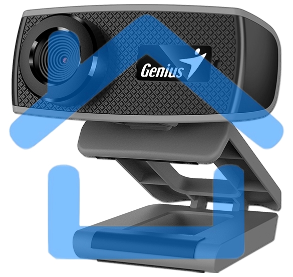 Веб-камера Genius FaceCam 1000X V2 черный HD 720P/MF/USB 2.0/UVC/MIC 32200223101
