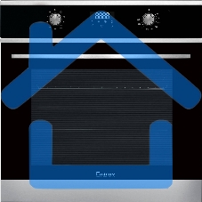 Встраиваемый электрический духовой шкаф Evelux EO 635 PX, нержавеющая сталь