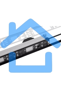Блок силовых розеток Rem, IEC 60320 С13 х 12, IEC 60320 С19 х 8, вход колодка, 1863х45х60 мм (ВхШхГ), 32А, автомат, алюминий, с мониторингом
