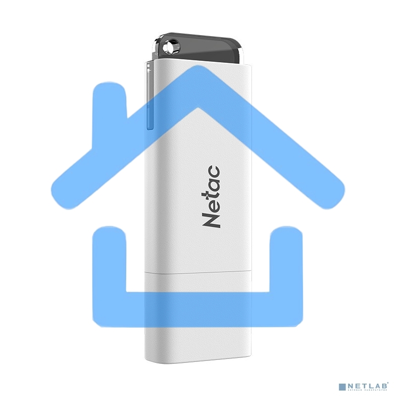 Флешка USB R/W Netac 512Gb U185 NT03U185N-512G-30WH USB3.0 белый