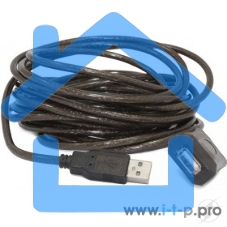 Кабель-удлинитель USB2.0 активный Gembird/Cablexpert UAE-01-5M, AM/AF, 5м
