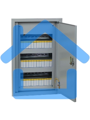 Щит распред. встраиваемый PROxima ЩРВ-36 (520х340х120) IP31