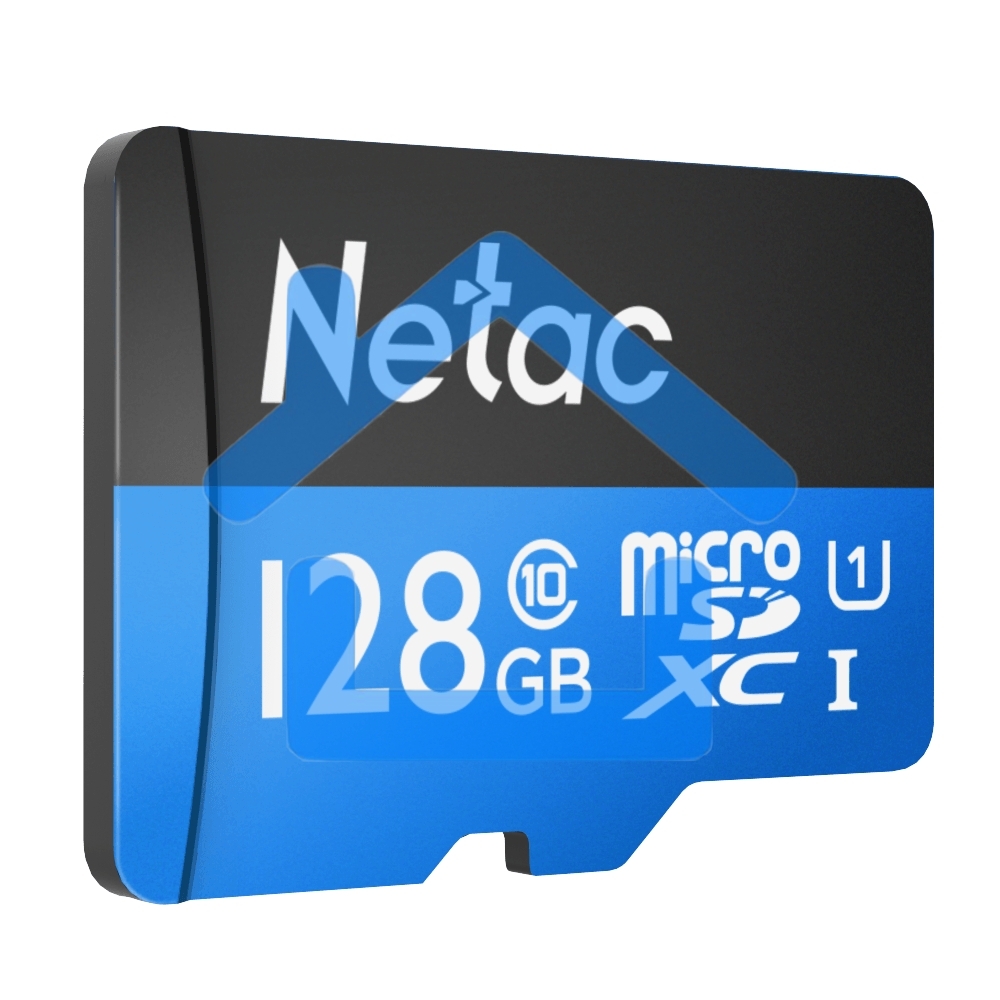 Флеш-Карта NeTac P500 Standard MicroSDXC 128Gb U1/C10 up to 80MB/s, retail pack card only