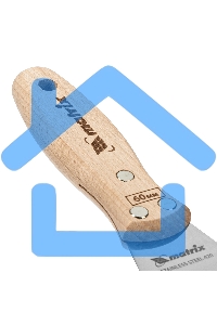 Шпательная лопатка Matrix из нержавеющей стали, 60 мм, буковая рукоятка, EFP