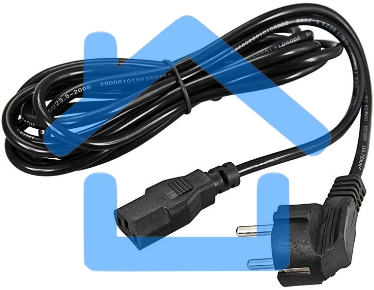 Шнур сетевой Rexant СЕЕ 7/7 (Schuko) – IEC 320 C13 3x1,0мм², длина 1,8м