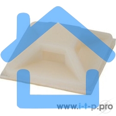 Площадка самоклеящаяся Rexant 25х25 мм, белая, упаковка 100 шт.