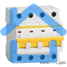 Выключатель автоматический модульный 4п C 32А 4.5кА ВА47-29 ИЭК MVA20-4-032-C