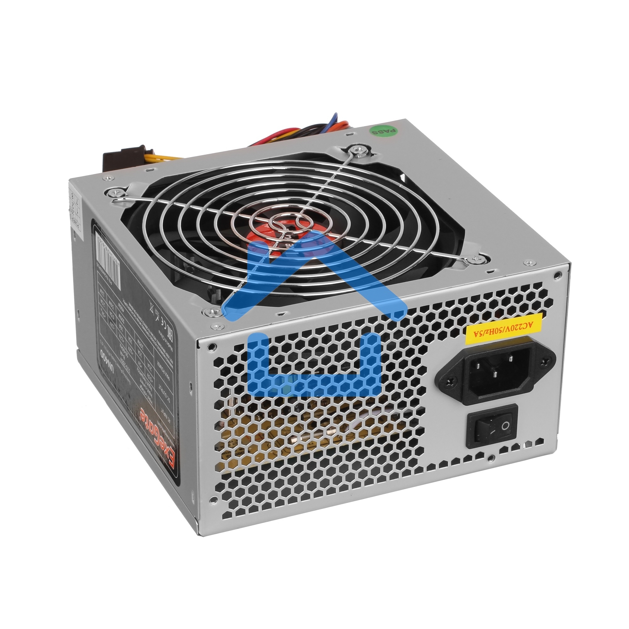 Блок питания ExeGate UN350 (EX244552RUS-PC), 350Вт, 120мм, серебристый