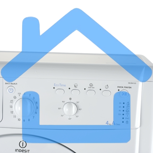 Стиральная машина Indesit IWUB 4105 белый, загр. фронтальная макс.: 4 кг 1000 об/мин класс: А