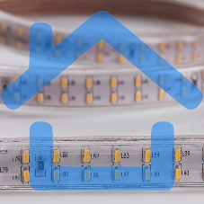 Лента светодиодная Neon-night 220 В, 6.5x15 мм, IP67, SMD 3014, 240 LED/m, цвет свечения теплый белый, 100 м