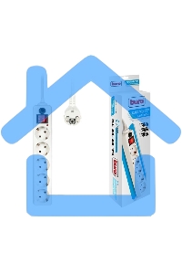 Сетевой фильтр Buro 500SH-5-W 5м (5 розеток) белый (коробка)