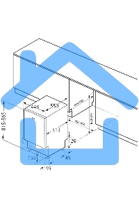 Встраиваемая посудомоечная машина Krona GARDA 45 BI 1760Вт узкая