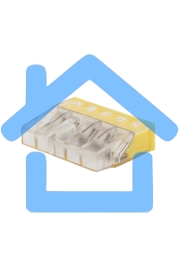 Экспресс-клемма с пастой Rexant СМК 2273-245, 5-проводная 0.5-2.5 мм², прозрачная (100 шт./уп.)