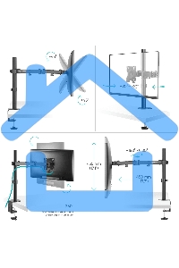 Кронштейн ONKRON D121E для монитора 13