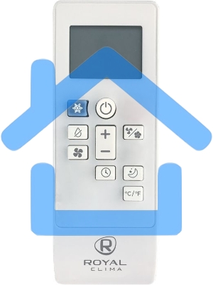 Мобильный кондиционер Royal Clima RM-TS17CH-E 5800 BTU, 17 м², 52 дБ, охлаждение, осушение, белый