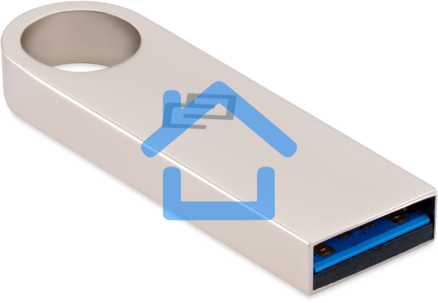 Флешка USB R/W Digma R/W 32Gb DRIVE3 DGFUL032A30SR USB3.0 серебристый