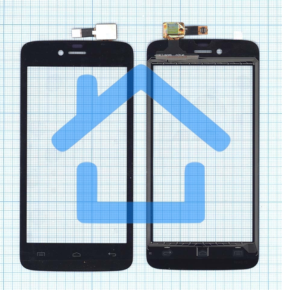 Сенсорное стекло (тачскрин) для Explay Air, черное