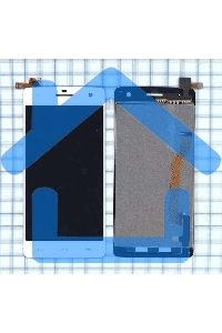 Дисплей для Micromax Canvas Knight A350 белый