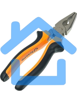 Плоскогубцы ВИХРЬ 180мм.,никелированные,двухкомпонентные рукоятки