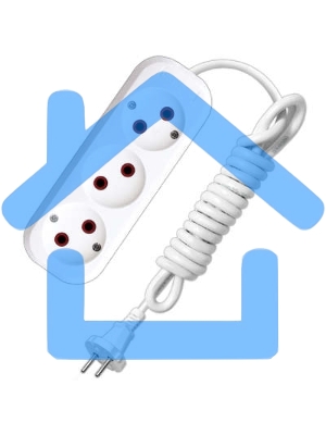 Удлинитель Universal 3м ПВС 2*0,75 3гнУ6-639 М .