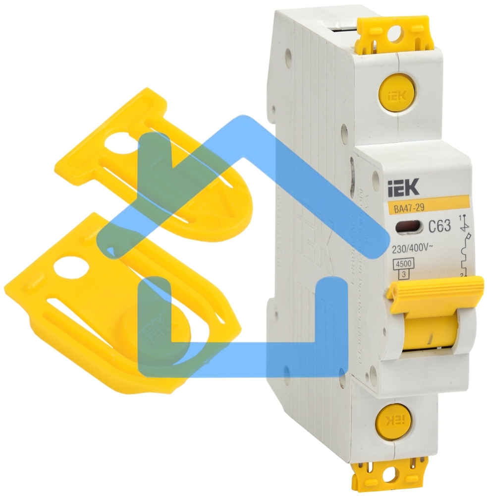 Заглушка для пломбировки ВА47-29 IEK Iek MVA20D-UBV-3
