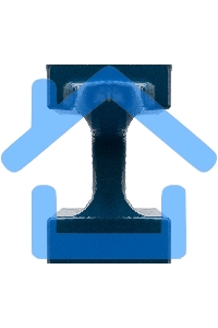 Наковальня кузнечная однорогая СИБРТЕХ 450гр 18680