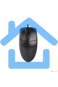 Мышь проводная A4Tech OP-620DS черный, 1000 dpi, USB, кнопки - 4