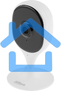 Компактная IP-видеокамера DAHUA DH-IPC-C5AP-0280B с Wi-Fi 2.4ГГц 5Мп, 1/3.2” CMOS, объектив 2.8мм, обнаружение людей, ИК 10м, микрофон, динамик