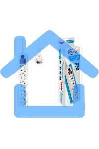 Сетевой фильтр BURO Сетевой фильтр, 5 розеток, 3 метра, (500SH-3-W), белый 992290